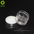 Makeup containetr 50 ml white glass jar for cosmetic